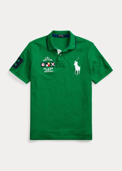 Camisa Polo Polo Ralph Lauren Hombre Verdes - Yacht Club Mesh - NPSGB3096